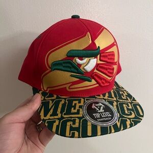 Top Level Mexican Eagle Embroidered SnapBack adjustable mens hat